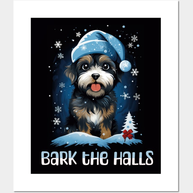 Bark The Halls Wall Art by MZeeDesigns